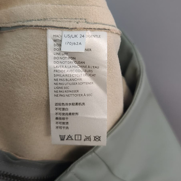 Free People Real Deal Slit Vegan Pants Size 24 - Picture 6 of 7